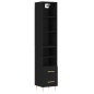 vidaXL Highboard Schwarz 34,5x34x180 cm Holzwerkstoff vidaXL Highboard Schwarz 34,5x34x180 cm Holzwerkstoff