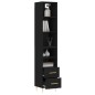 vidaXL Highboard Schwarz 34,5x34x180 cm Holzwerkstoff vidaXL Highboard Schwarz 34,5x34x180 cm Holzwerkstoff