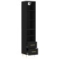 vidaXL Highboard Schwarz 34,5x34x180 cm Holzwerkstoff vidaXL Highboard Schwarz 34,5x34x180 cm Holzwerkstoff
