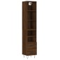 vidaXL Highboard Braun Eichen-Optik 34,5x34x180 cm Holzwerkstoff vidaXL Highboard Braun Eichen-Optik 34,5x34x180 cm Holzwerkstoff