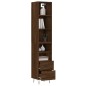 vidaXL Highboard Braun Eichen-Optik 34,5x34x180 cm Holzwerkstoff vidaXL Highboard Braun Eichen-Optik 34,5x34x180 cm Holzwerkstoff