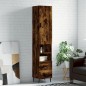 vidaXL Highboard Räuchereiche 34,5x34x180 cm Holzwerkstoff vidaXL Highboard Räuchereiche 34,5x34x180 cm Holzwerkstoff