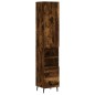 vidaXL Highboard Räuchereiche 34,5x34x180 cm Holzwerkstoff vidaXL Highboard Räuchereiche 34,5x34x180 cm Holzwerkstoff