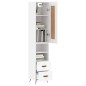 vidaXL Highboard Weiß 34,5x34x180 cm Holzwerkstoff vidaXL Highboard Weiß 34,5x34x180 cm Holzwerkstoff