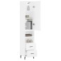 vidaXL Highboard Weiß 34,5x34x180 cm Holzwerkstoff vidaXL Highboard Weiß 34,5x34x180 cm Holzwerkstoff