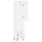 vidaXL Highboard Weiß 34,5x34x180 cm Holzwerkstoff vidaXL Highboard Weiß 34,5x34x180 cm Holzwerkstoff