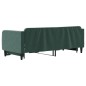 vidaXL Tagesbett Ausziehbar Dunkelgrün 90x200 cm Samt vidaXL Tagesbett Ausziehbar Dunkelgrün 90x200 cm Samt