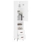 vidaXL Highboard Weiß 34,5x34x180 cm Holzwerkstoff vidaXL Highboard Weiß 34,5x34x180 cm Holzwerkstoff
