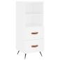 vidaXL Highboard Weiß 34,5x34x180 cm Holzwerkstoff vidaXL Highboard Weiß 34,5x34x180 cm Holzwerkstoff