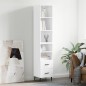 vidaXL Highboard Weiß 34,5x34x180 cm Holzwerkstoff vidaXL Highboard Weiß 34,5x34x180 cm Holzwerkstoff