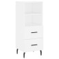 vidaXL Highboard Weiß 34,5x34x180 cm Holzwerkstoff vidaXL Highboard Weiß 34,5x34x180 cm Holzwerkstoff