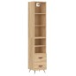 vidaXL Highboard Sonoma-Eiche 34,5x34x180 cm Holzwerkstoff vidaXL Highboard Sonoma-Eiche 34,5x34x180 cm Holzwerkstoff
