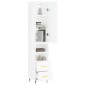 vidaXL Highboard Hochglanz-Weiß 34,5x34x180 cm Holzwerkstoff vidaXL Highboard Hochglanz-Weiß 34,5x34x180 cm Holzwerkstoff