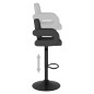 Barhocker 2 Stk. Dunkelgrau Stoff Barhocker 2 Stk. Dunkelgrau Stoff