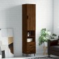 vidaXL Highboard Braun Eichen-Optik 34,5x34x180 cm Holzwerkstoff vidaXL Highboard Braun Eichen-Optik 34,5x34x180 cm Holzwerkstoff