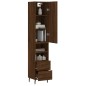 vidaXL Highboard Braun Eichen-Optik 34,5x34x180 cm Holzwerkstoff vidaXL Highboard Braun Eichen-Optik 34,5x34x180 cm Holzwerkstoff