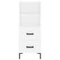 vidaXL Highboard Weiß 34,5x34x180 cm Holzwerkstoff vidaXL Highboard Weiß 34,5x34x180 cm Holzwerkstoff