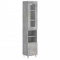 vidaXL Highboard Betongrau 34,5x34x180 cm Holzwerkstoff vidaXL Highboard Betongrau 34,5x34x180 cm Holzwerkstoff