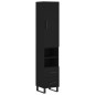 vidaXL Highboard Schwarz 34,5x34x180 cm Holzwerkstoff vidaXL Highboard Schwarz 34,5x34x180 cm Holzwerkstoff