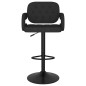 Barhocker 2 Stk. Schwarz Stoff Barhocker 2 Stk. Schwarz Stoff