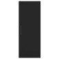 vidaXL Highboard Schwarz 34,5x34x180 cm Holzwerkstoff vidaXL Highboard Schwarz 34,5x34x180 cm Holzwerkstoff