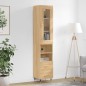 vidaXL Highboard Sonoma-Eiche 34,5x34x180 cm Holzwerkstoff vidaXL Highboard Sonoma-Eiche 34,5x34x180 cm Holzwerkstoff