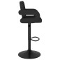 Barhocker 2 Stk. Schwarz Stoff Barhocker 2 Stk. Schwarz Stoff