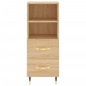 vidaXL Highboard Sonoma-Eiche 34,5x34x180 cm Holzwerkstoff vidaXL Highboard Sonoma-Eiche 34,5x34x180 cm Holzwerkstoff