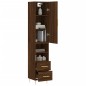 vidaXL Highboard Braun Eichen-Optik 34,5x34x180 cm Holzwerkstoff vidaXL Highboard Braun Eichen-Optik 34,5x34x180 cm Holzwerkstoff