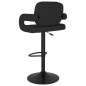 Barhocker 2 Stk. Schwarz Stoff Barhocker 2 Stk. Schwarz Stoff