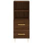 vidaXL Highboard Braun Eichen-Optik 34,5x34x180 cm Holzwerkstoff vidaXL Highboard Braun Eichen-Optik 34,5x34x180 cm Holzwerkstoff