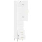 vidaXL Highboard Weiß 34,5x34x180 cm Holzwerkstoff vidaXL Highboard Weiß 34,5x34x180 cm Holzwerkstoff