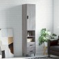 vidaXL Highboard Grau Sonoma 34,5x34x180 cm Holzwerkstoff vidaXL Highboard Grau Sonoma 34,5x34x180 cm Holzwerkstoff