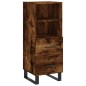 vidaXL Highboard Räuchereiche 34,5x34x180 cm Holzwerkstoff vidaXL Highboard Räuchereiche 34,5x34x180 cm Holzwerkstoff