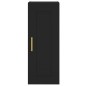 vidaXL Highboard Schwarz 34,5x34x180 cm Holzwerkstoff vidaXL Highboard Schwarz 34,5x34x180 cm Holzwerkstoff