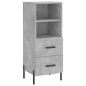 vidaXL Highboard Betongrau 34,5x34x180 cm Holzwerkstoff vidaXL Highboard Betongrau 34,5x34x180 cm Holzwerkstoff