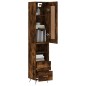 vidaXL Highboard Räuchereiche 34,5x34x180 cm Holzwerkstoff vidaXL Highboard Räuchereiche 34,5x34x180 cm Holzwerkstoff