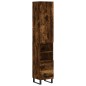 vidaXL Highboard Räuchereiche 34,5x34x180 cm Holzwerkstoff vidaXL Highboard Räuchereiche 34,5x34x180 cm Holzwerkstoff