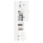 vidaXL Highboard Hochglanz-Weiß 34,5x34x180 cm Holzwerkstoff vidaXL Highboard Hochglanz-Weiß 34,5x34x180 cm Holzwerkstoff