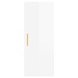 vidaXL Highboard Hochglanz-Weiß 34,5x34x180 cm Holzwerkstoff vidaXL Highboard Hochglanz-Weiß 34,5x34x180 cm Holzwerkstoff