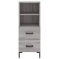 vidaXL Highboard Grau Sonoma 34,5x34x180 cm Holzwerkstoff vidaXL Highboard Grau Sonoma 34,5x34x180 cm Holzwerkstoff