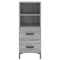 vidaXL Highboard Grau Sonoma 34,5x34x180 cm Holzwerkstoff vidaXL Highboard Grau Sonoma 34,5x34x180 cm Holzwerkstoff