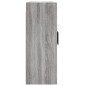 Wandschränke 2 Stk. Grau Sonoma Holzwerkstoff Wandschränke 2 Stk. Grau Sonoma Holzwerkstoff