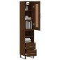 vidaXL Highboard Braun Eichen-Optik 34,5x34x180 cm Holzwerkstoff vidaXL Highboard Braun Eichen-Optik 34,5x34x180 cm Holzwerkstoff