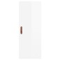 vidaXL Highboard Hochglanz-Weiß 34,5x34x180 cm Holzwerkstoff vidaXL Highboard Hochglanz-Weiß 34,5x34x180 cm Holzwerkstoff