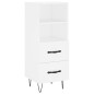 vidaXL Highboard Weiß 34,5x34x180 cm Holzwerkstoff vidaXL Highboard Weiß 34,5x34x180 cm Holzwerkstoff