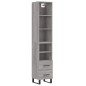 vidaXL Highboard Grau Sonoma 34,5x34x180 cm Holzwerkstoff vidaXL Highboard Grau Sonoma 34,5x34x180 cm Holzwerkstoff