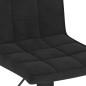 vidaXL Barhocker 2 Stk. Schwarz Samt vidaXL Barhocker 2 Stk. Schwarz Samt