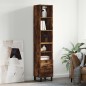 vidaXL Highboard Räuchereiche 34,5x34x180 cm Holzwerkstoff vidaXL Highboard Räuchereiche 34,5x34x180 cm Holzwerkstoff