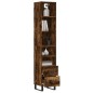 vidaXL Highboard Räuchereiche 34,5x34x180 cm Holzwerkstoff vidaXL Highboard Räuchereiche 34,5x34x180 cm Holzwerkstoff